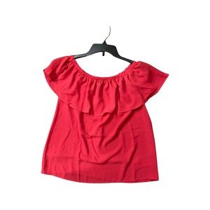 Michael Kors Deep Pink Off the Shoulder Top NWT